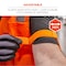 Ergodyne 3386 Hi-Vis Orange Arm Band ID Badge Holder, 10PK 3386HVPK10 - alternate 7
